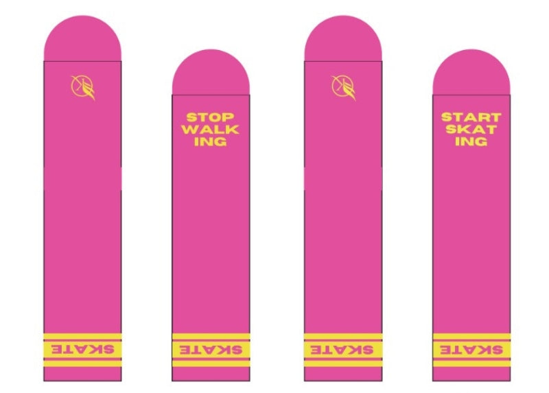 SKATE SOCKS Pink-1